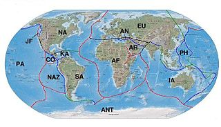 <span class="mw-page-title-main">Indo-Australian Plate</span> Major tectonic plate formed by the fusion of the Indian and Australian plates