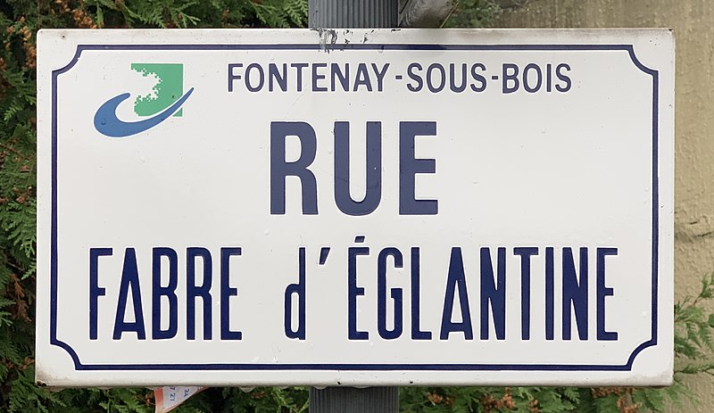 File:Plaque rue Fabre Églantine Fontenay Bois 1.jpg