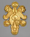 Plaque with horned lion-griffins. The Metropolitan Museum of Art