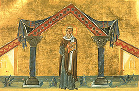 Pope Agatho (Menologion of Basil II).jpg