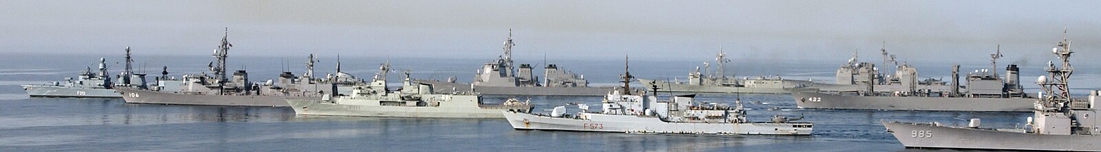 Ships of the multinational fleet Combined Task Force 150