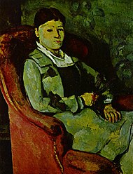 Madame Cézannen muotokuva tuulettimella, kirjoittanut Paul Cézanne.jpg