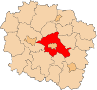 Location in the voivodeship