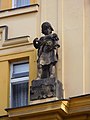 Praha - Nové Město, Na poříčí 36+38, Palác Bondy, socha