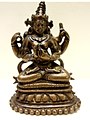 Prajnaparamita, northeast India, 12th century AD, Pala Period, bronze - Fitchburg Art Museum - DSC08844.JPG