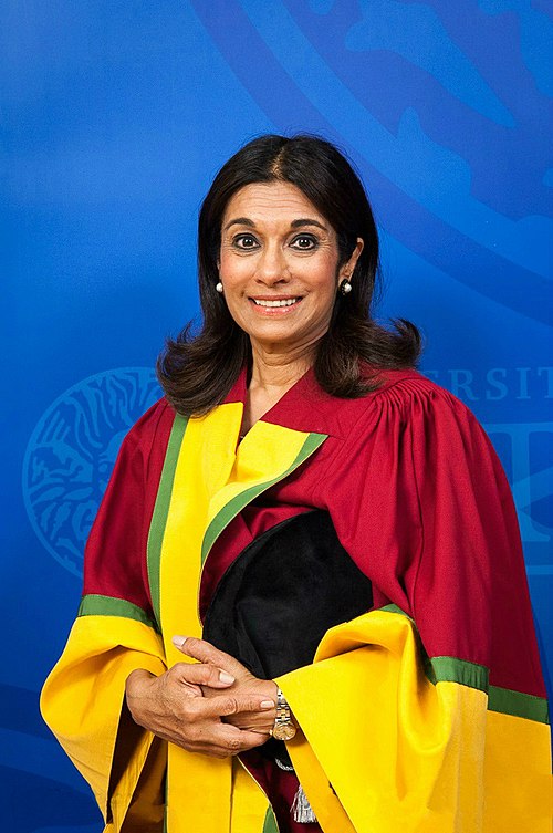 Princess Sarvath in 2015 receiving an honorary doctorate