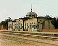 アムダリヤ川を渡って最初の駅、Farab駅, トルクメニスタン（1911年撮影）