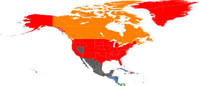 Legal status of prostitution in North America