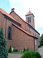 English: Church in Pszczółki Polski: Kościół p.w. Najświętszego Serca Pana Jezusa