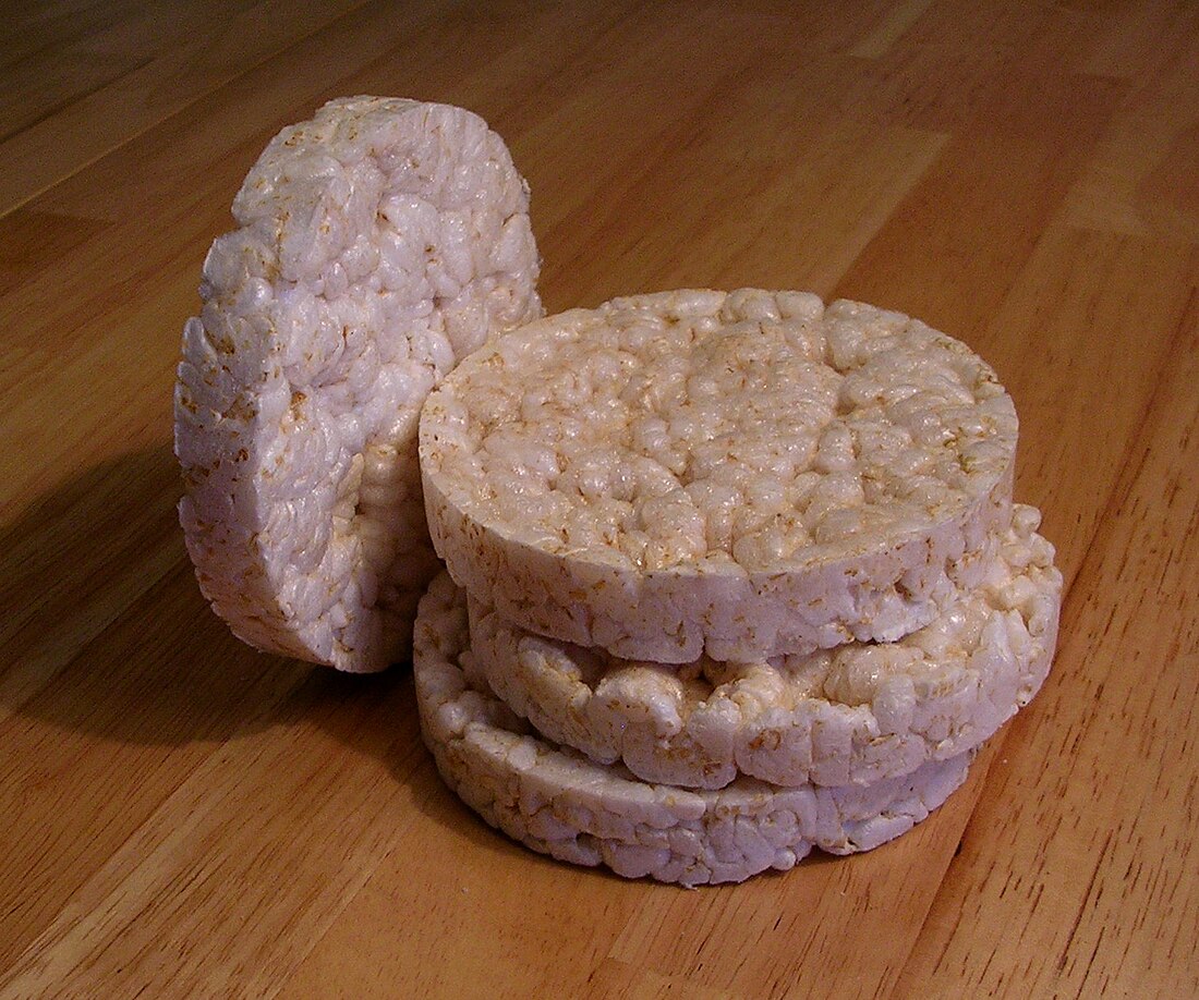 Puffed rice cakes