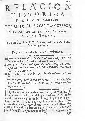 File:Relacion historica del año M.DC.LXXXVII - tocante al estado, sucessos, y progressos de la Liga Sagrada contra turcos, formada de las ultimas cartas de Italia, y el Norte (IA A10902824a).pdf