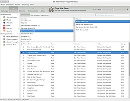 Rhythmbox 2.97 dans GNOME