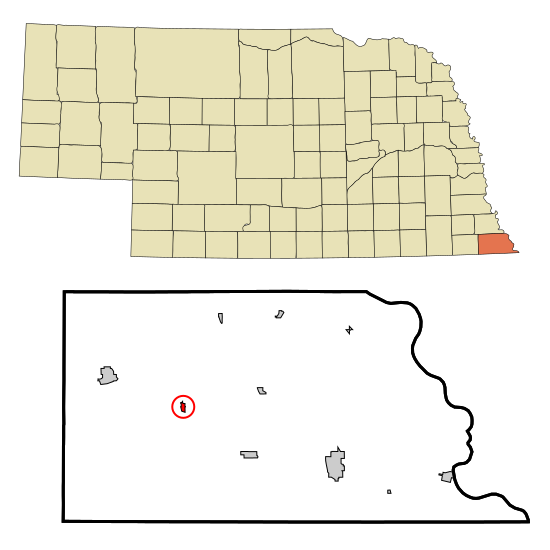 File:Richardson County Nebraska Incorporated and Unincorporated areas Dawson Highlighted.svg