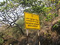 masinagudi route view to ooty sign board