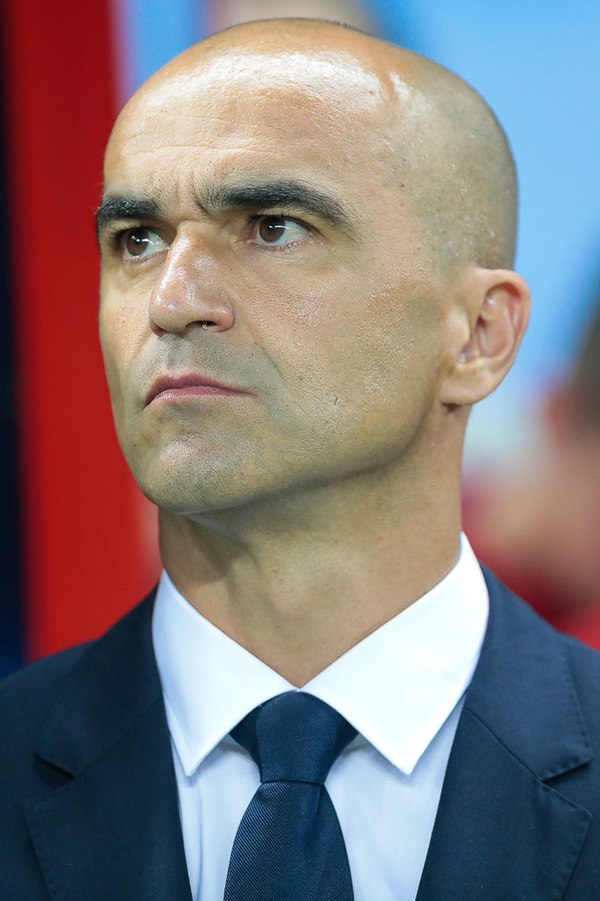 Martínez as Belgium coach at the 2018 FIFA World Cup