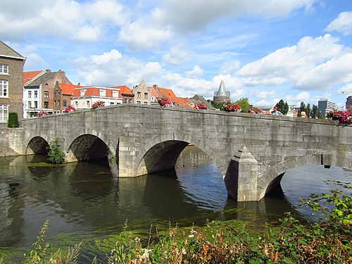 The "Stenen Brug" (built in 1771) in Roermond, Netherlands