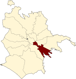 Municipalité de Rome VII - Localisation