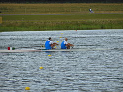 Rowing at the 2012 Summer Olympics – Men's coxless pair Final A (2).JPG