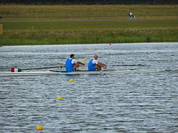 Rowing at the 2012 Summer Olympics – Men's coxless pair Final A (2).JPG