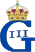 Royal Monogram of King Gustaf III of Sweden.svg