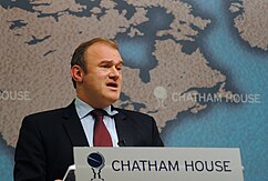 Davey at Chatham House, 2012 Rt Hon Edward Davey MP, Secretary of State for Energy and Climate Change, UK (7555125784).jpg