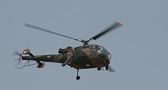 Fireforce was based largely around the use of Alouette IIIs, like this one of the South African Air Force. SAAF-Alouette III-001.jpg