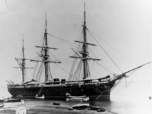 Gneisenau
in port, likely in the 1880s SMS Gneisenau NH 88657.tiff