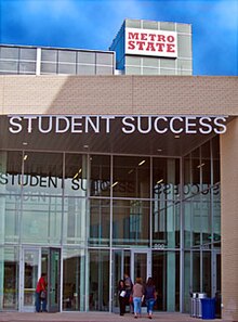 The MSU Denver Jordan Student Success Building opened to students during the Spring 2012 semester SSBentry5-12.jpeg