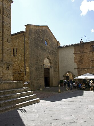 The main entrance San Francesco Pienza.jpg