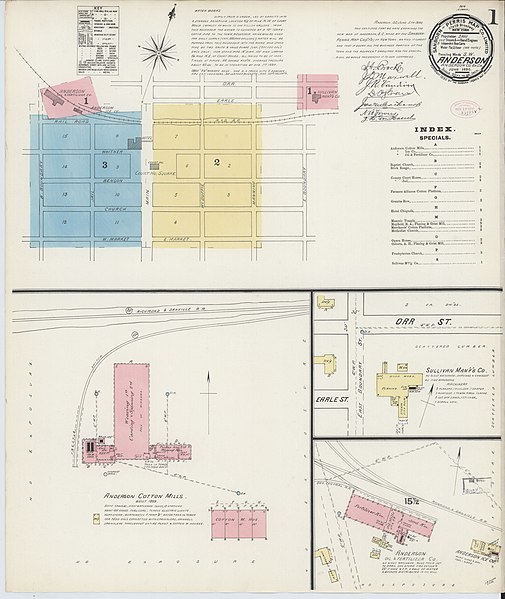 File:Sanborn Fire Insurance Map from Anderson, Anderson County, South Carolina. LOC sanborn08112 002-1.jpg