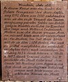 Die Sandsteintafel