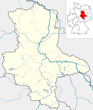 Naumburgo ubicada en Sajonia-Anhalt