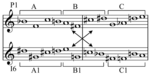Play Schoenberg - Piano Piece op.33a tone row.png