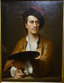 Self-portrait c. 1783 Self portrait by Johann Christian Fiedler, Darmstadt, c. 1783, oil on canvas - Hessisches Landesmuseum Darmstadt - Darmstadt, Germany - DSC01191.jpg