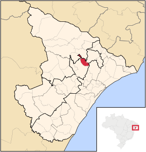 Localização de Cumbe em Sergipe