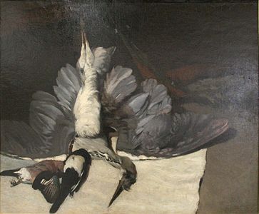 Le Héron aux ailes déployées Alfred Sisley Musée Fabre, Montpellier.
