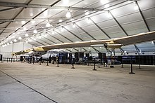 L'avion solaire Solar Impulse dans un hangar en 2013.