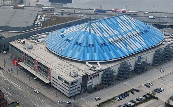 Antwerp's Sports Palace, where the competition took place