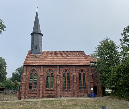 St. Laurentius Kapelle Polau, Südansicht