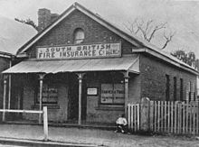 Examiner and Times newspaper office, Warwick, circa 1901 StateLibQld 2 52656 Examiner and Times Newspaper office, Warwick, ca. 1901.jpg