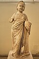 Statue of a girl holding a goose, Hellenistic period, Archaeological Museum of Piraeus, Attica, Greece.