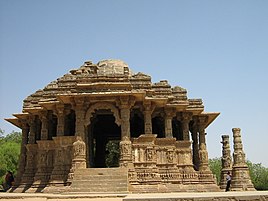 Modhera Sun Temple bygget av Bhimdev