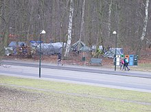 EU Migrant-Romani camp, Malmo, 2015 Taltlager i Pildammsparken, Malmo.jpg