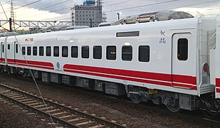 A Taiwan Railway TEMU2000 series train.