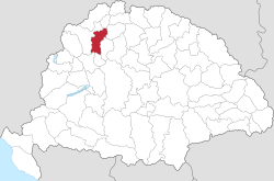 Poloha župy v Uhorsku