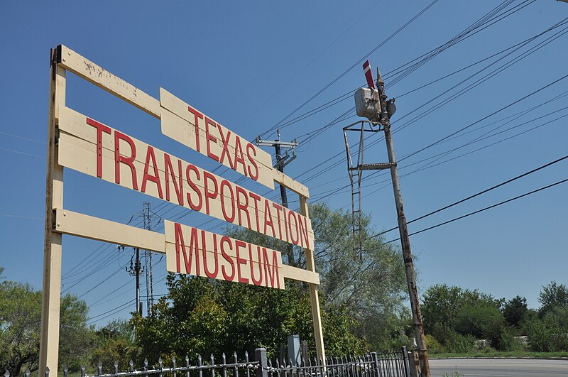 File:Texas Transportation museum sign.JPG