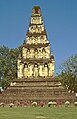 Lamphun: Wat Chamadevi, Mahaphon-Chedi im Mon-Stil