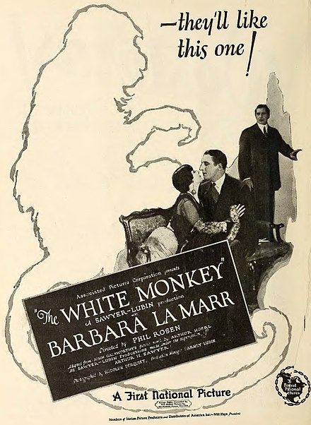 The White Monkey ad from Exhibitor