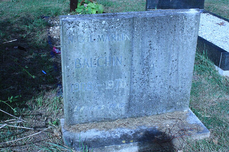 File:The grave of Nigel Balchin, Hampstead Cemetery, London.JPG