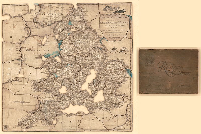 File:The traveller's companion, or, The post roads of England and Wales - with the distances in measured miles LOC 85695478.jpg